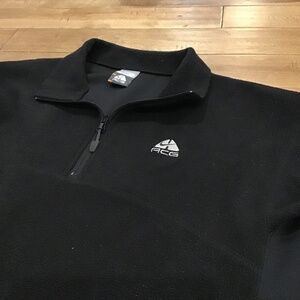 Nike ACG Quarter Zip Fleece Jacket - Black
